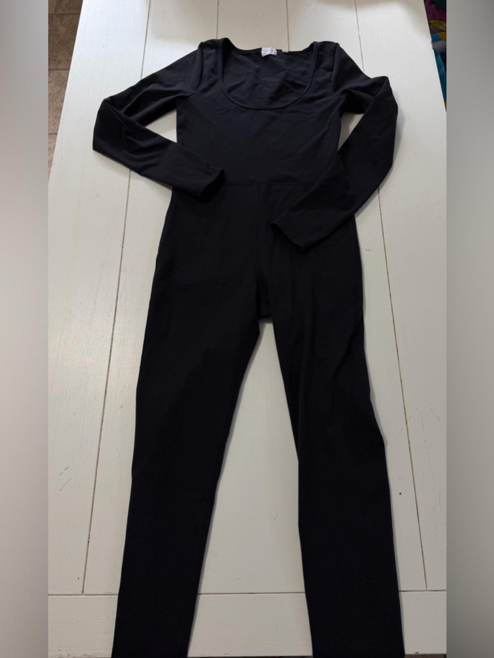 Black Long-Sleeve Women’s Jumpsuit